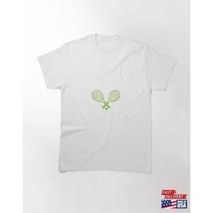 Tennis Racket Green Classic Tshirt